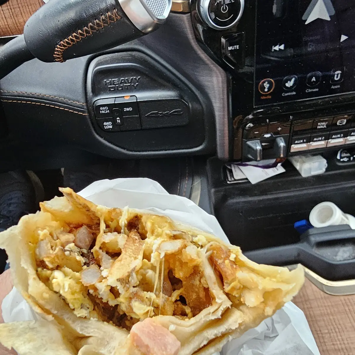 Double Meat Breakfast Burrito