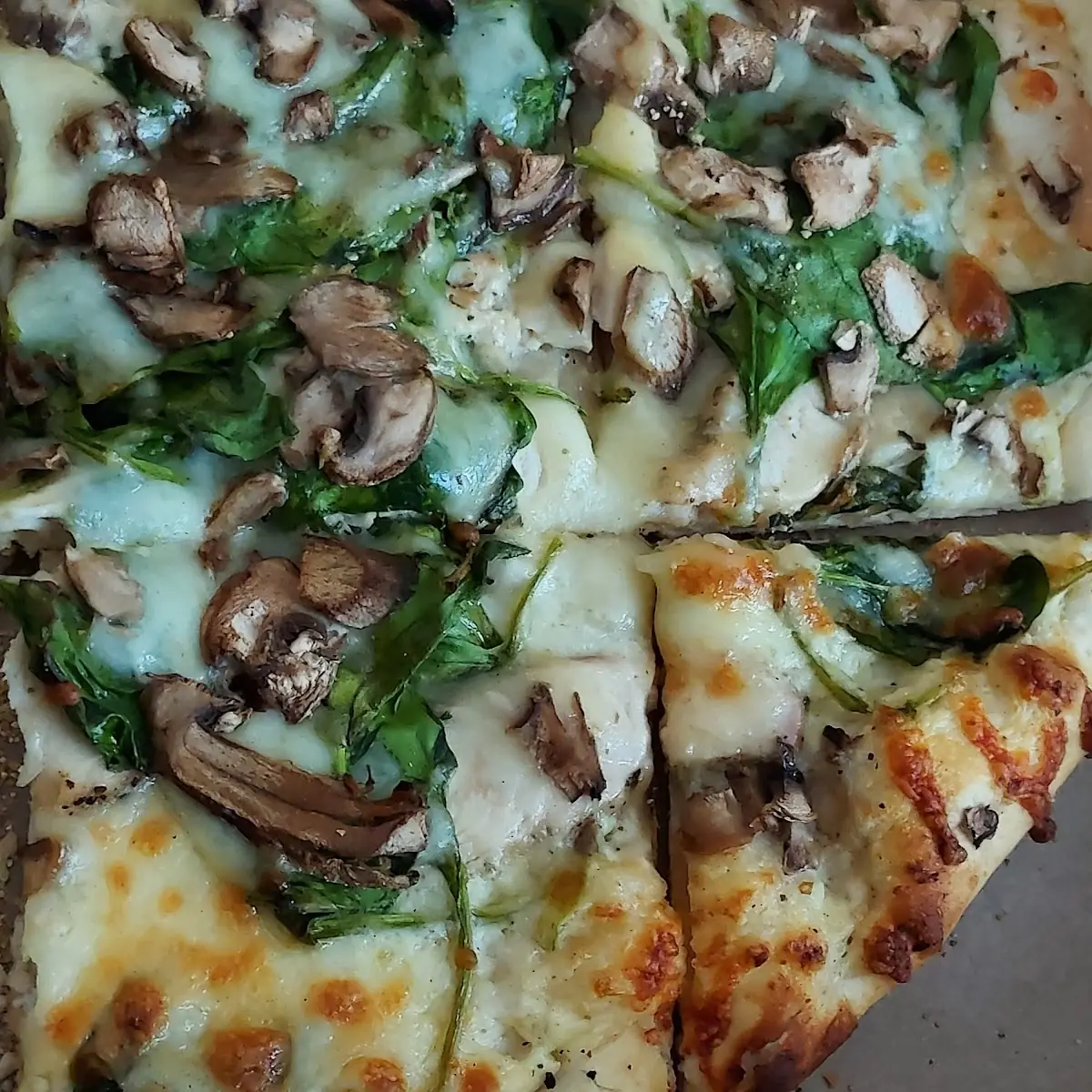 Chicken Alfredo Pizza