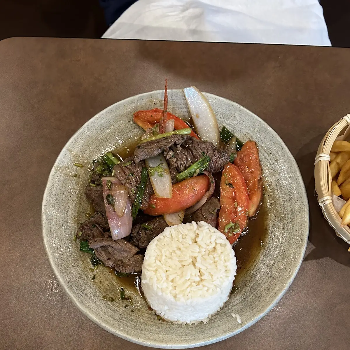 Lomo Saltado Sautéed Tenderloin