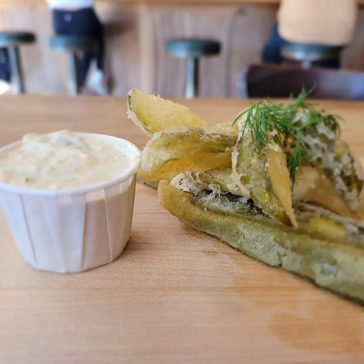 Basket of Fried Smelts with Homemade Aioli, Brasserie Dunham / Pub & Boutique