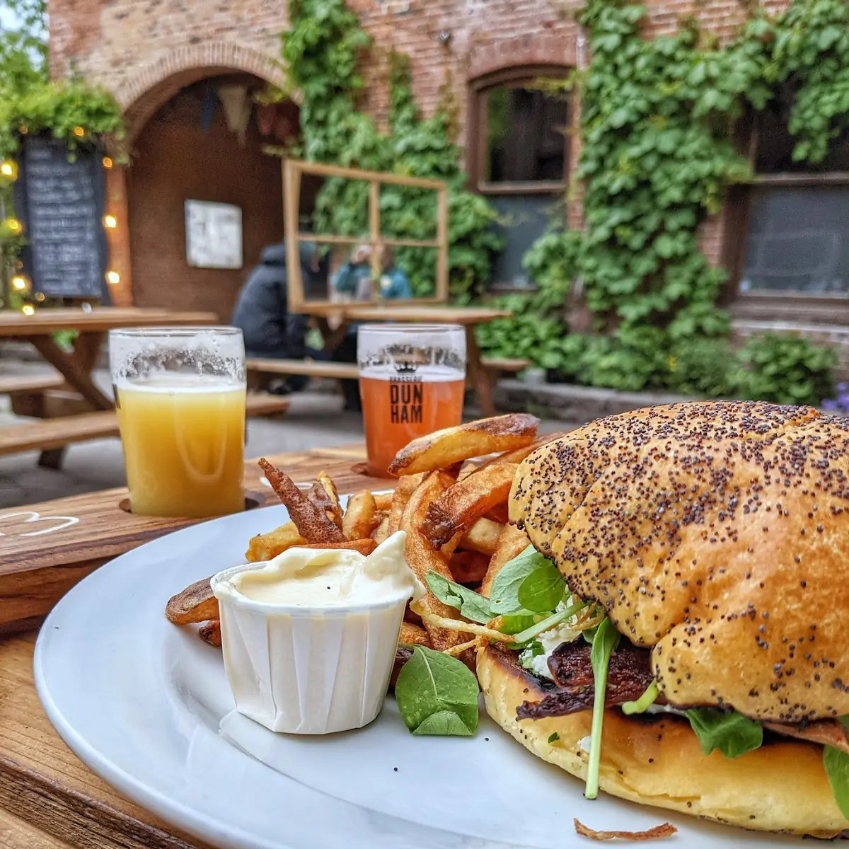 Pleurotes Sandwich, Brasserie Dunham / Pub & Boutique