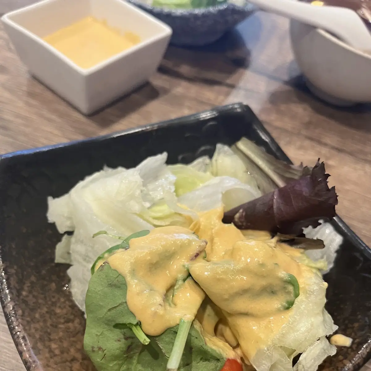 Green Salad with Ginger Dressing