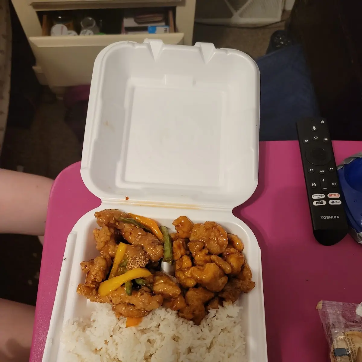 Orange Chicken and Rice