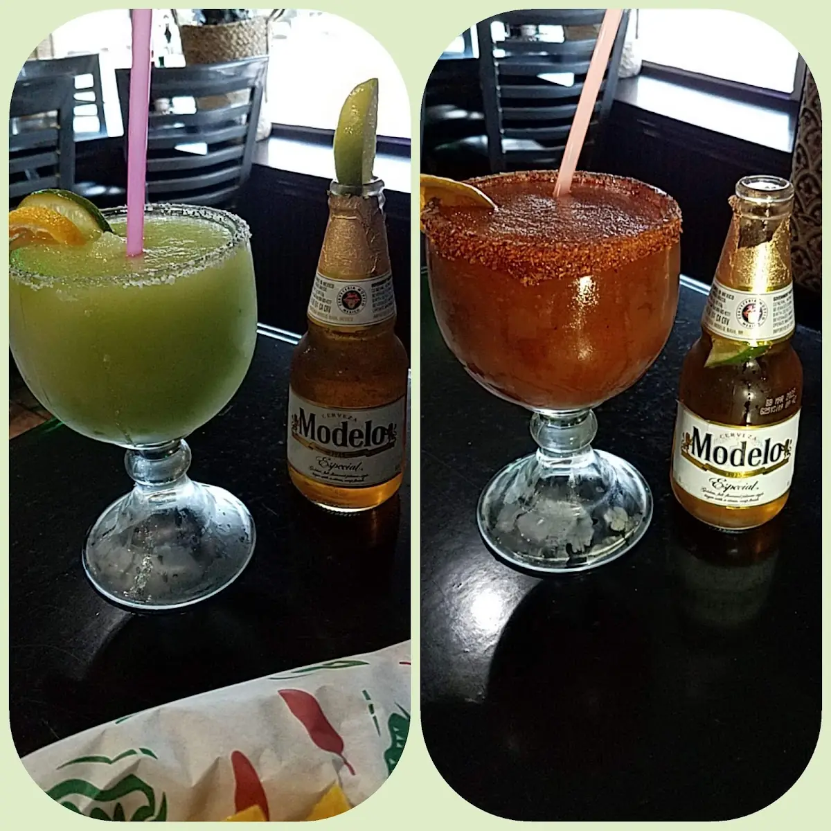 Jalapeño and Spicy Mango Margaritas