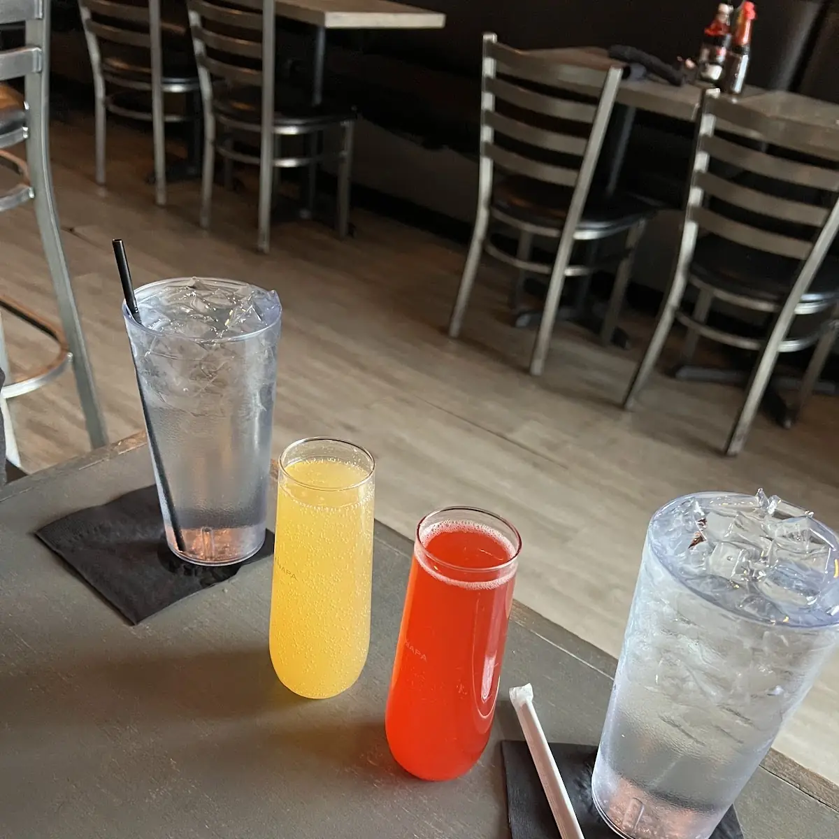 Strawberry Mimosa on the Right