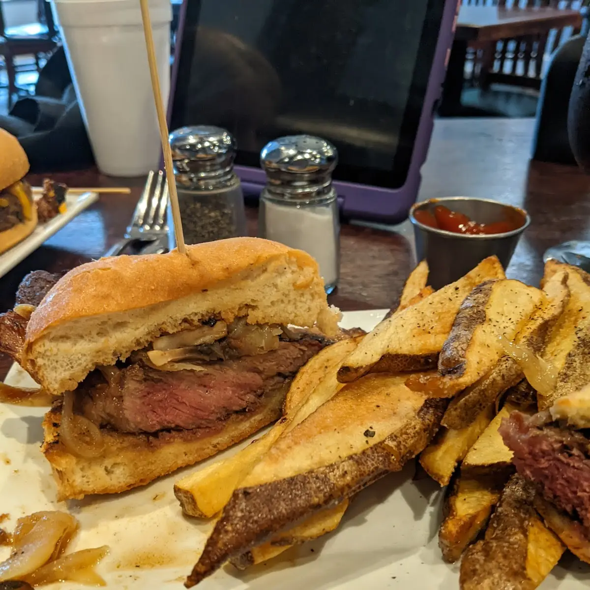 Rib-Eye Steak Sandwich