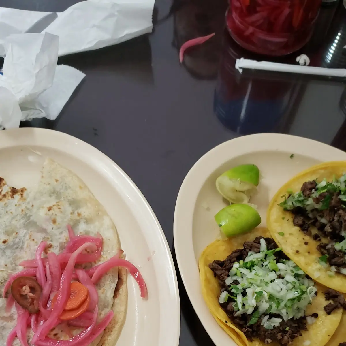 Baleadas and Carne Asada Taco