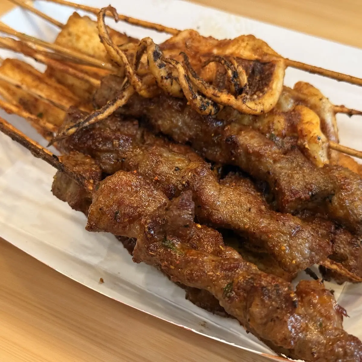 Mystery Fried Skewer Rice Bowl