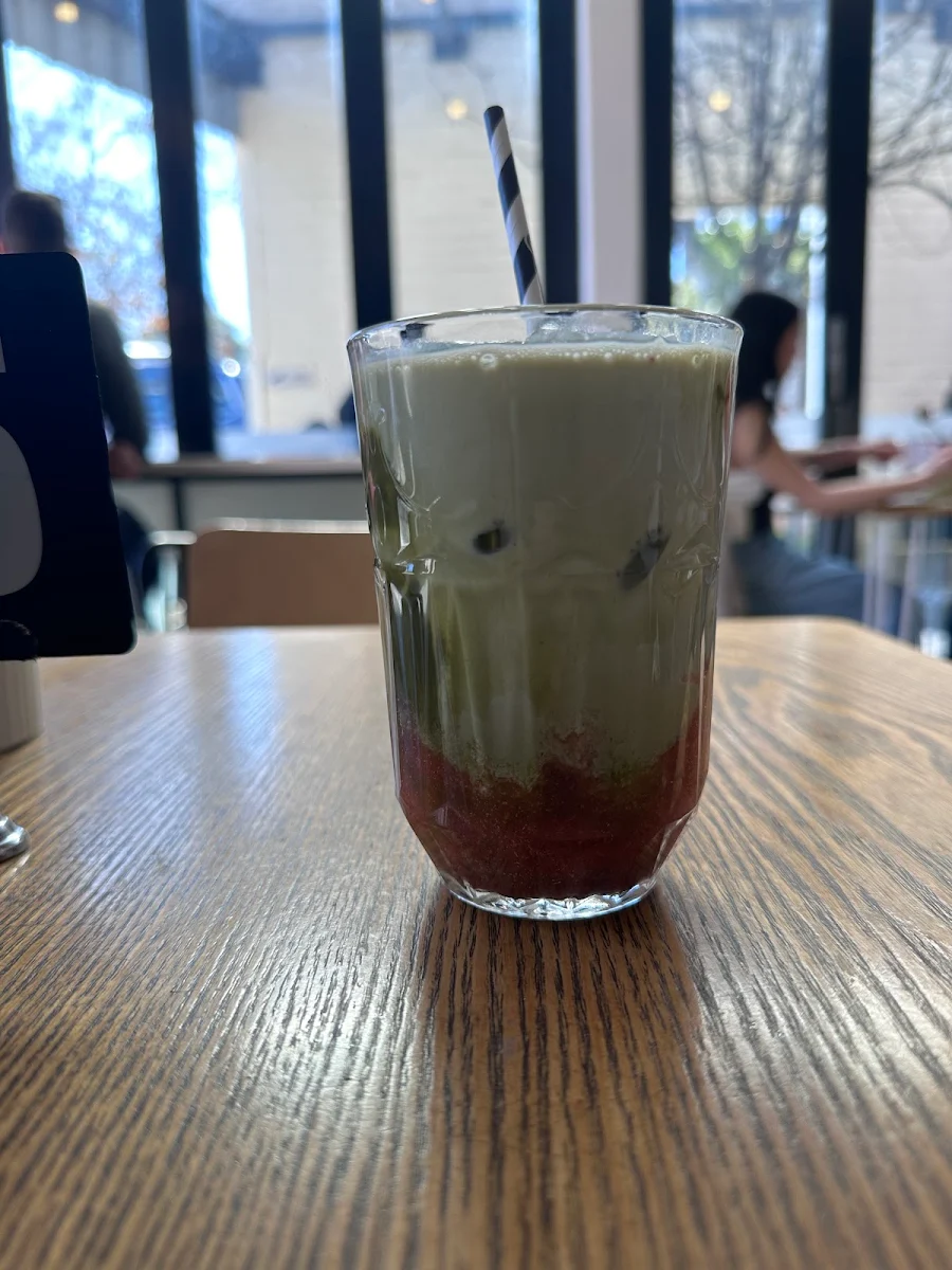 Iced Strawberry Matcha