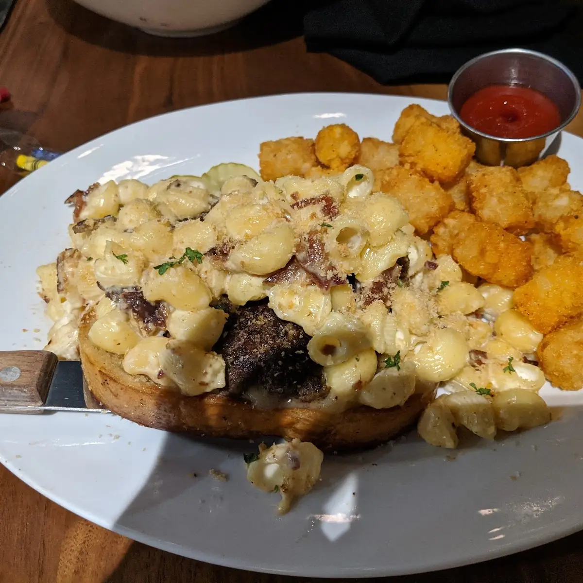Mac and Cheese Burger