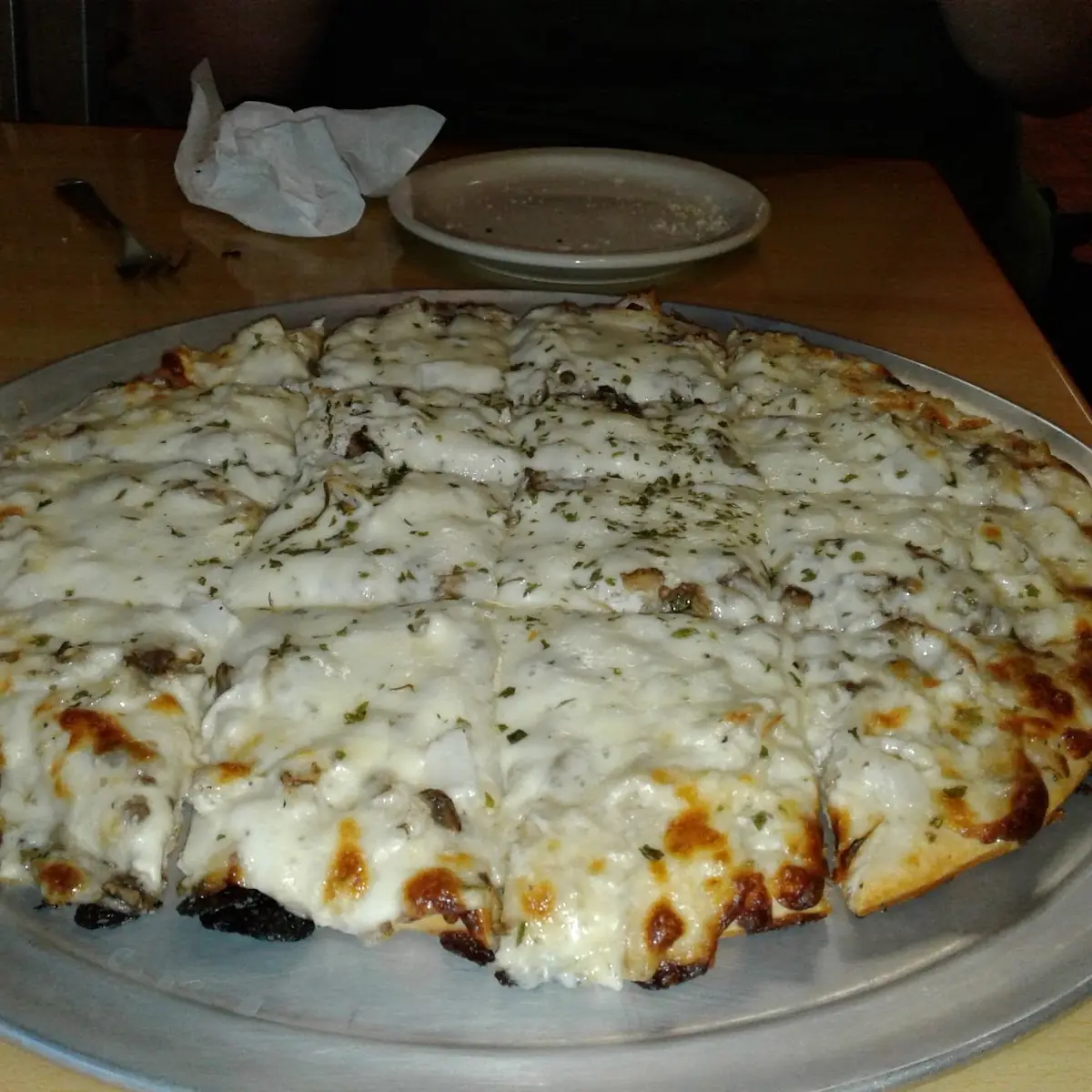 Chicken Alfredo Pizza