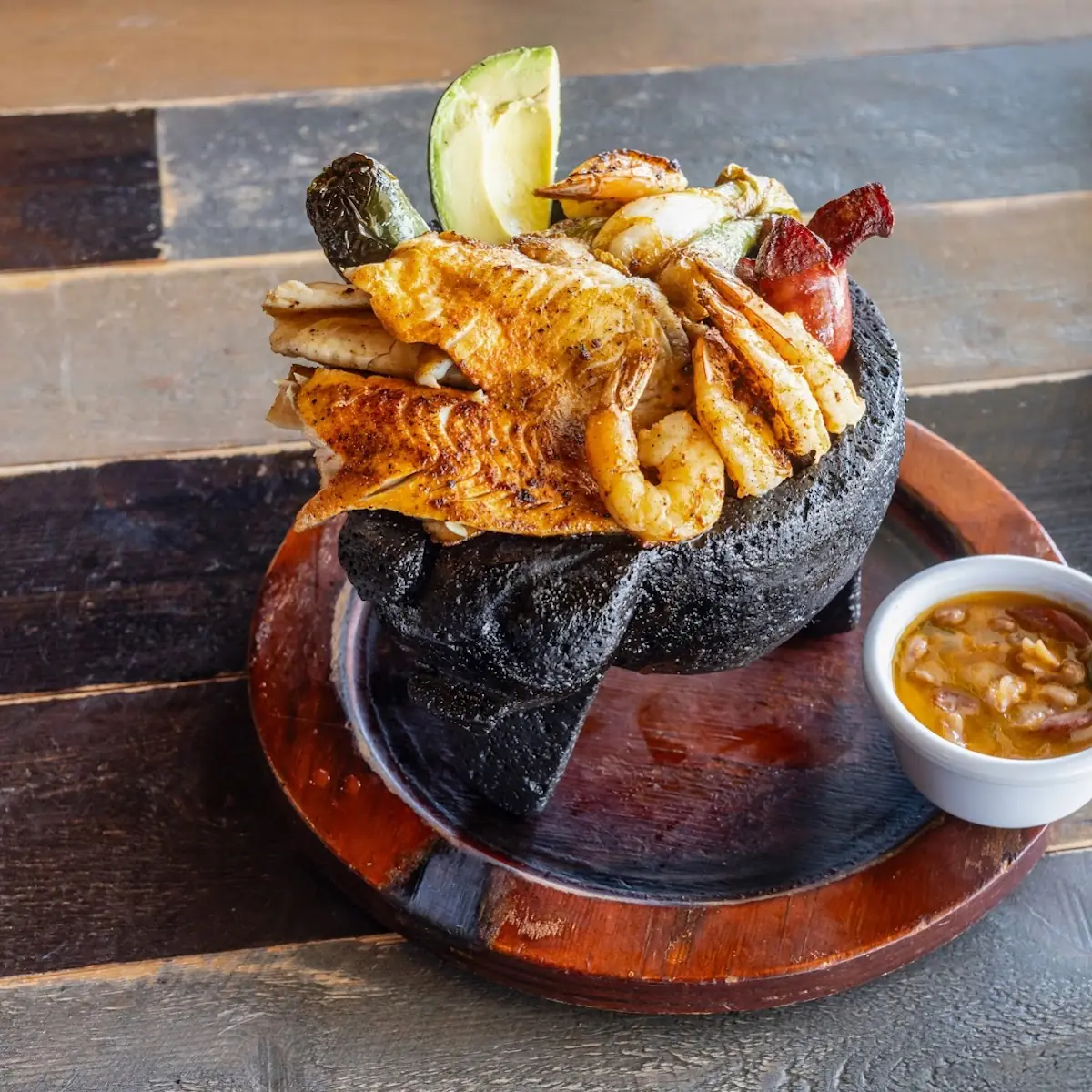 Seafood Molcajete