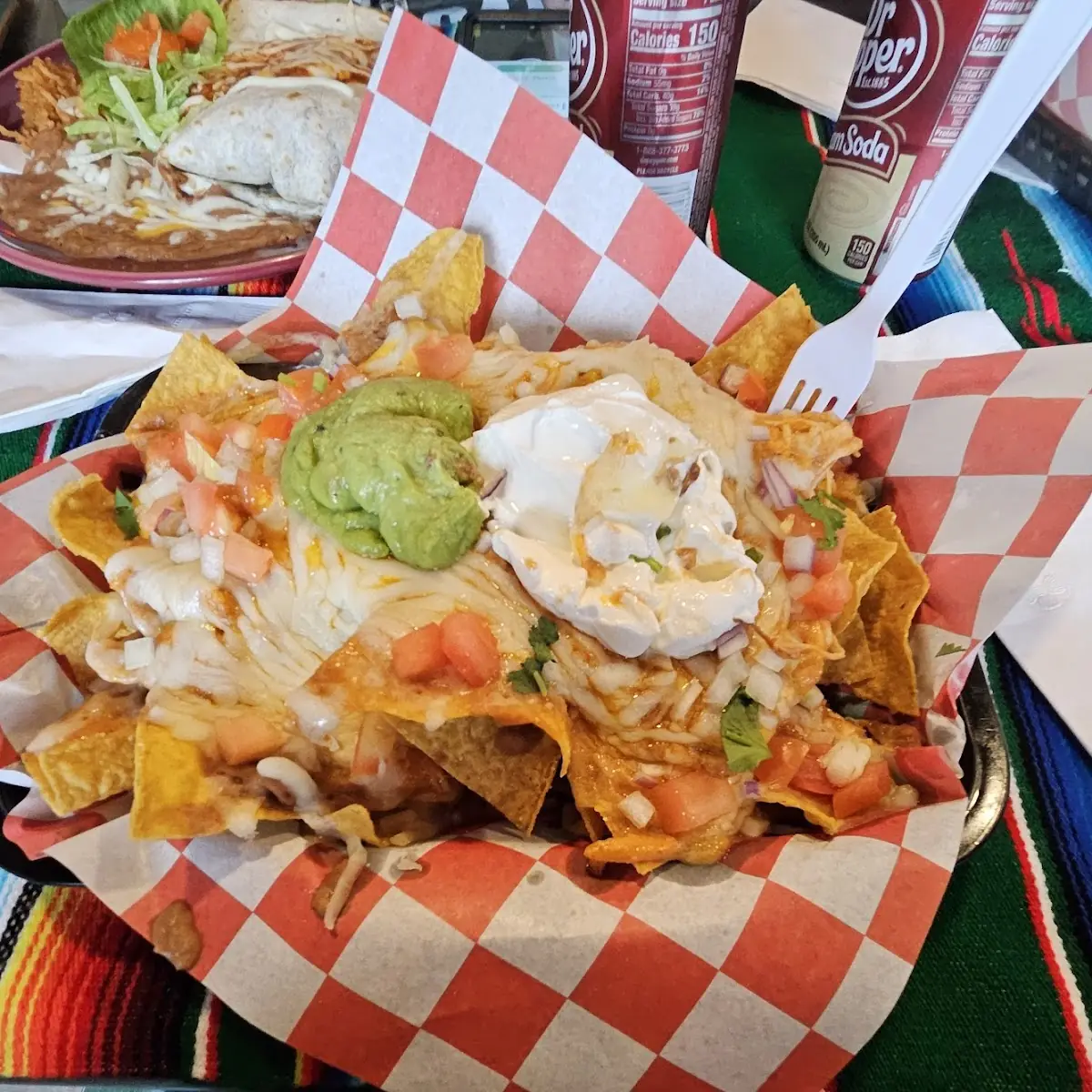 Shredded Chicken Nachos