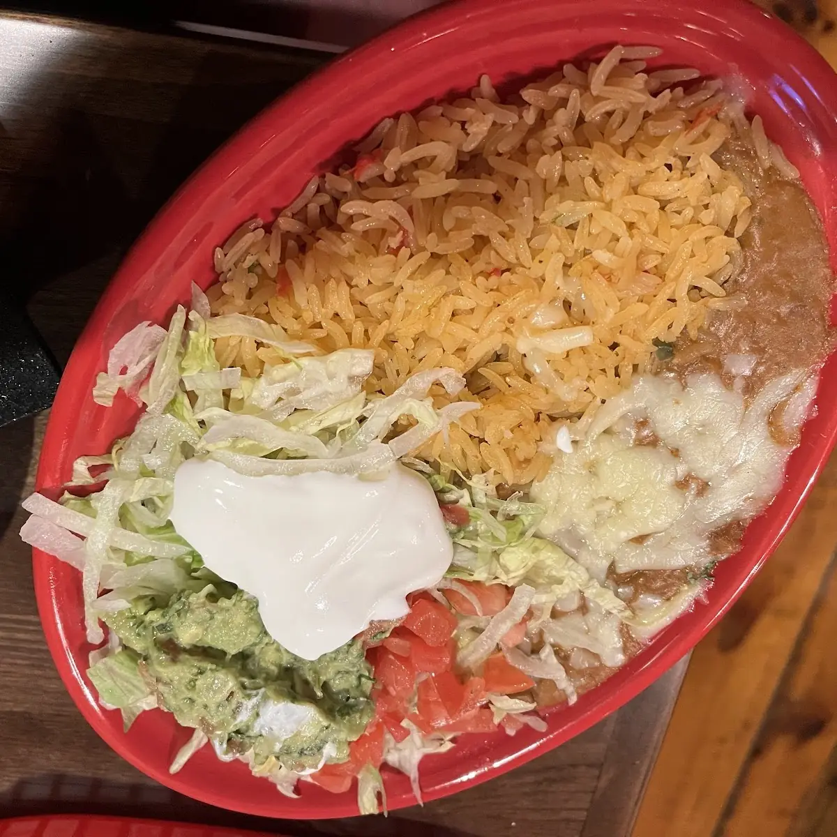 Side of Rice Beans Guacamole