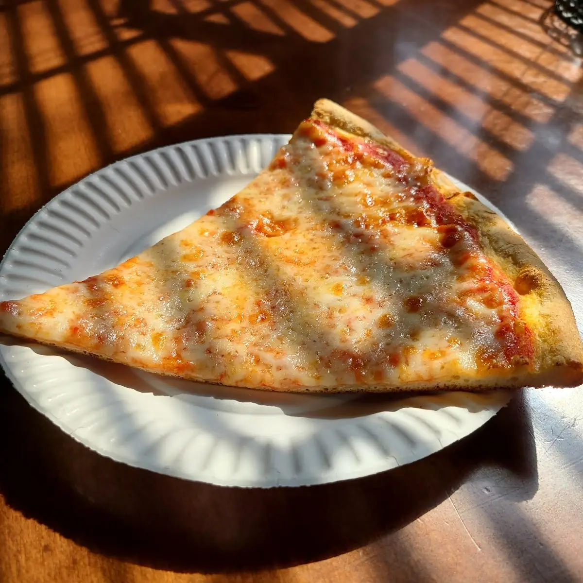 Plain Cheese Pizza Slice