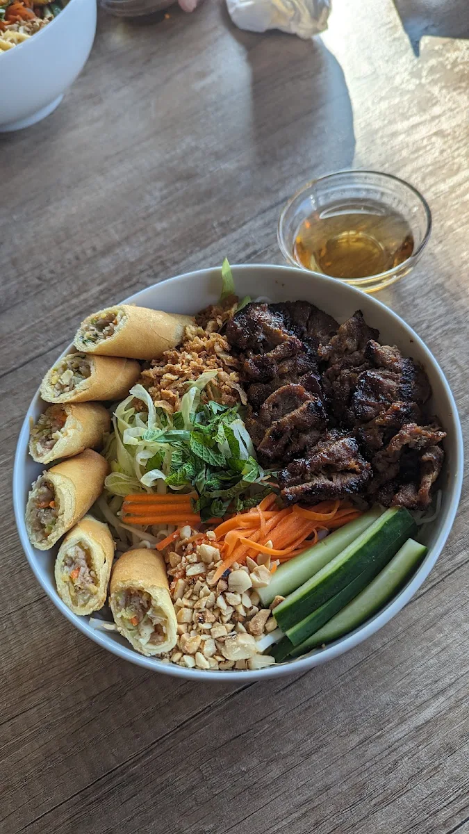 - Grilled Beef with Spring Roll, Saigon Bistro