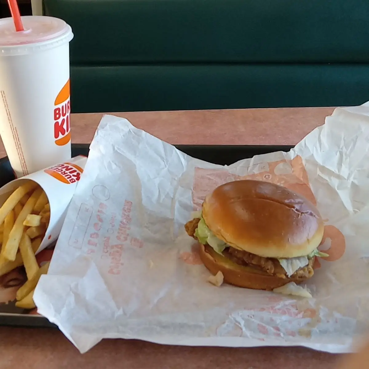Crispy Chicken Burger Combo