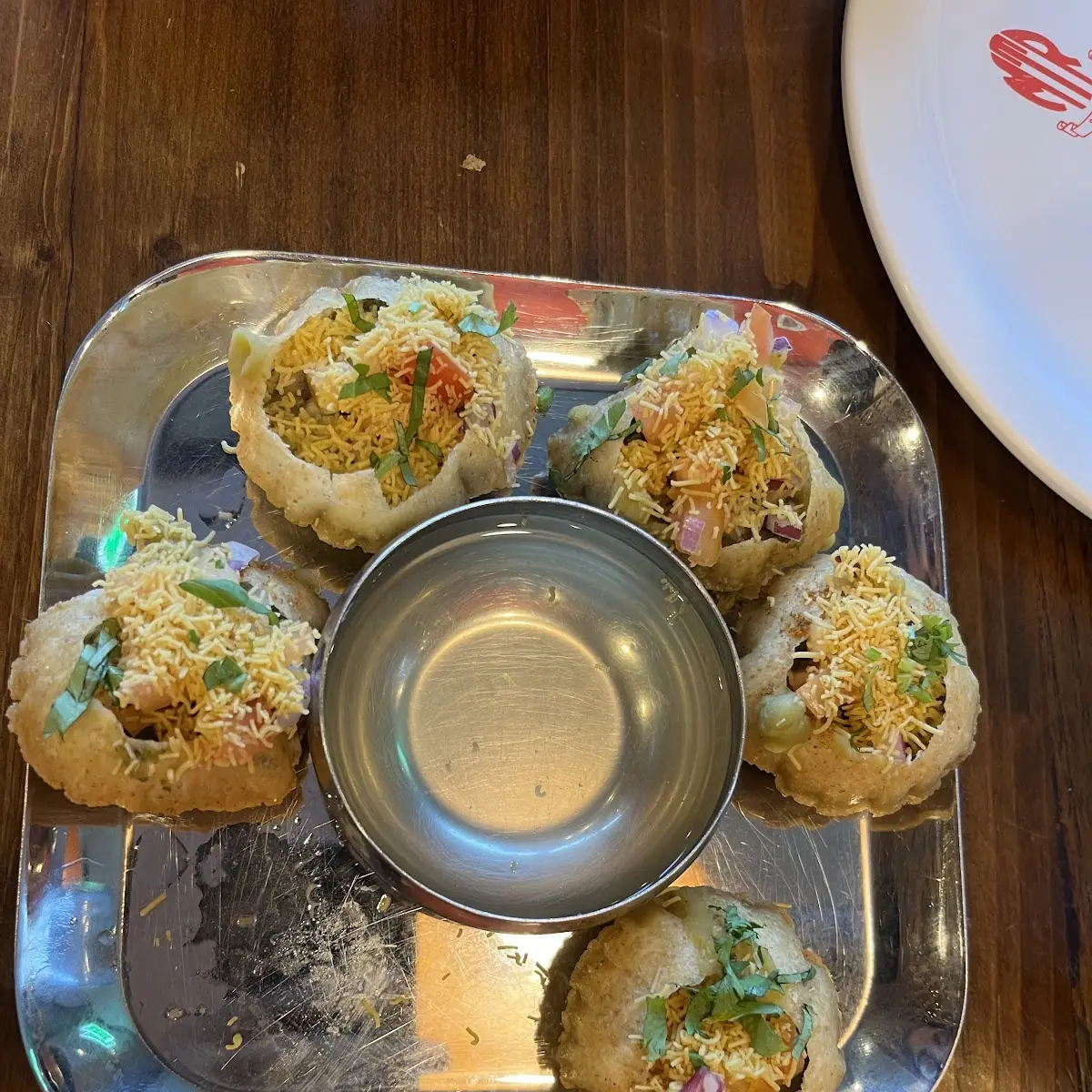 Pani Puri with Spiced Water