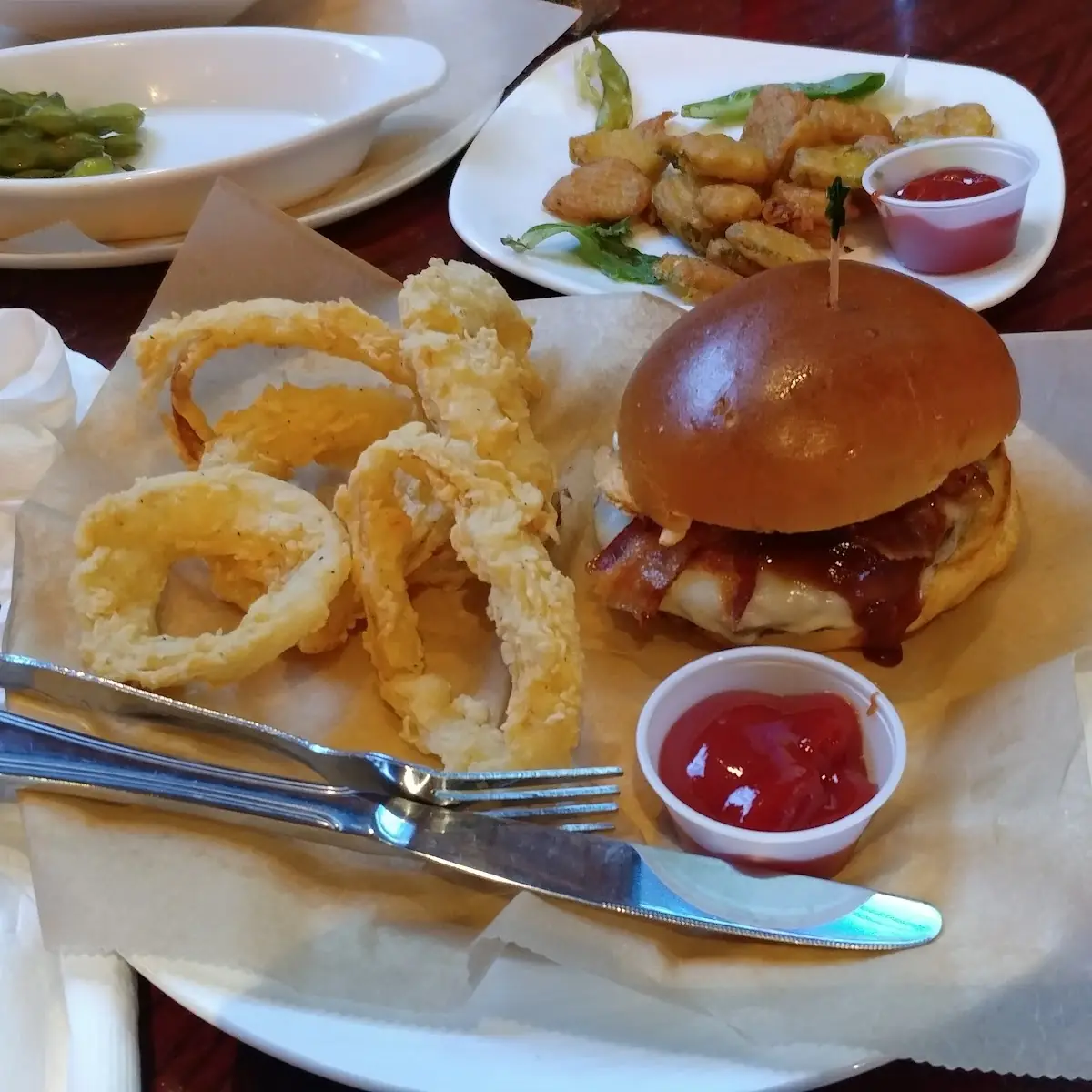 Onion Rings and Fried Pickles