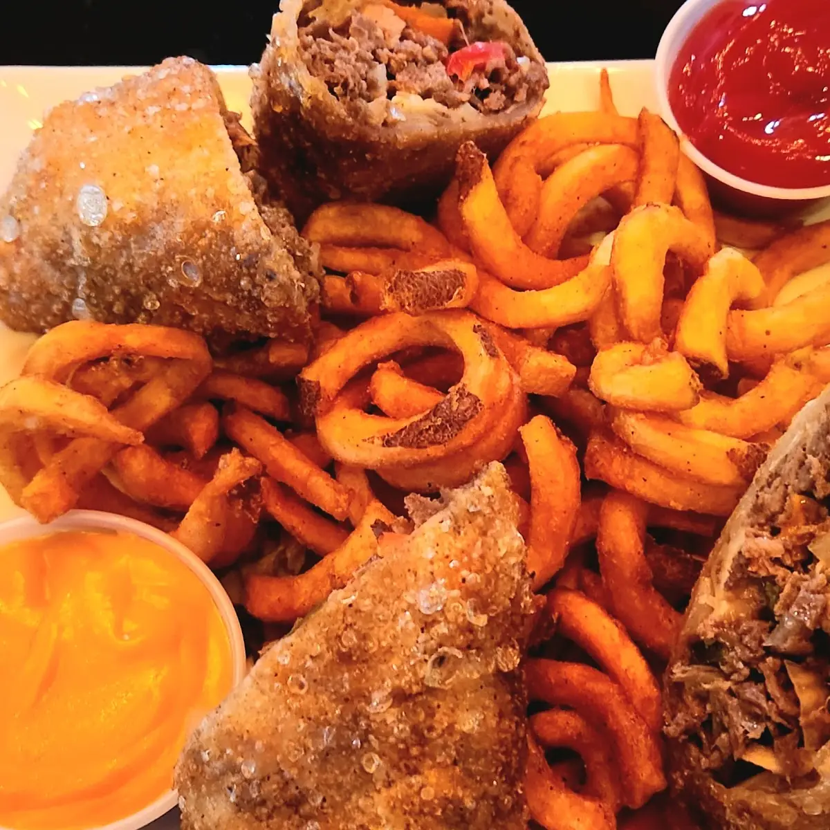 Philly Cheesesteak Egg Roll