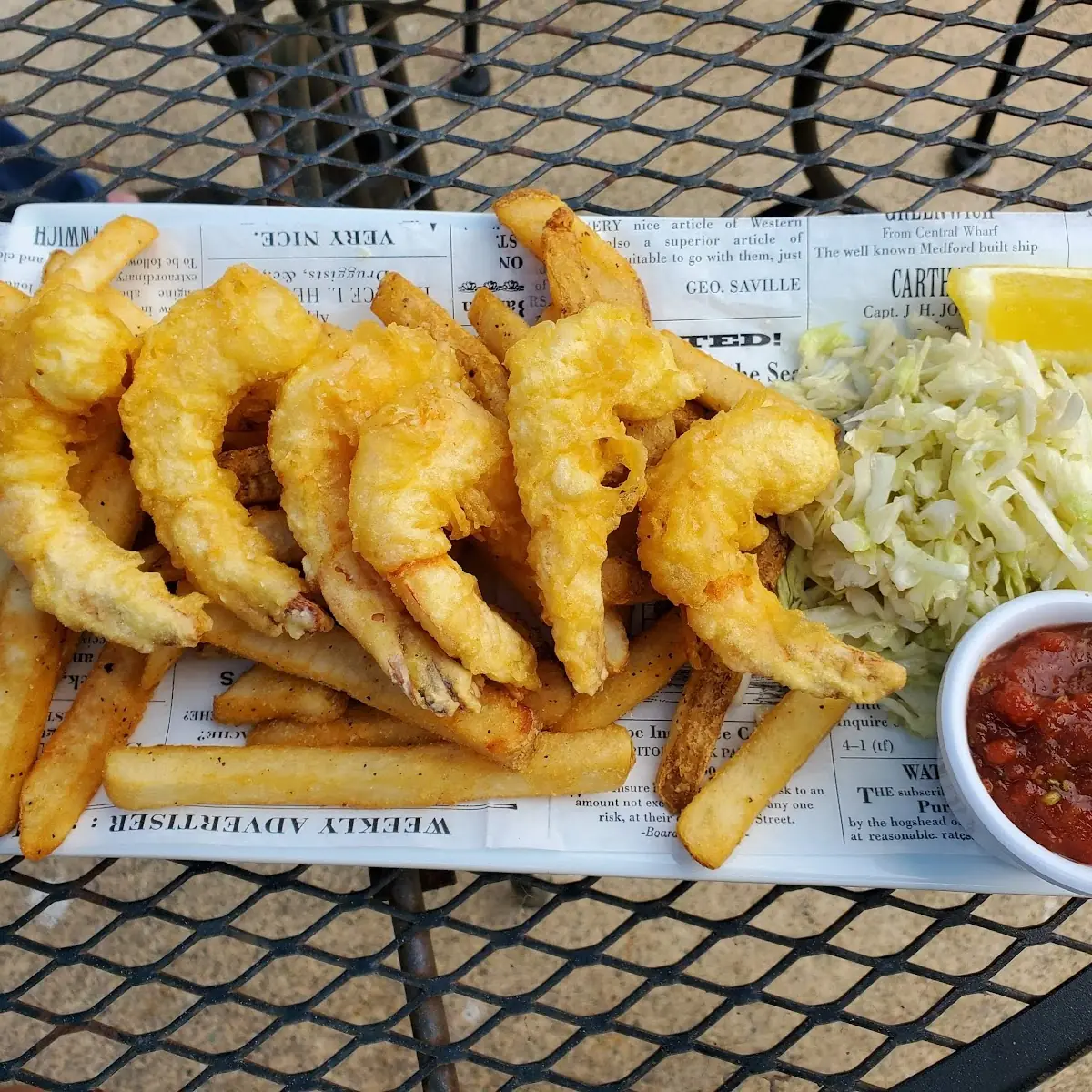 Tempura Shrimp and Chips