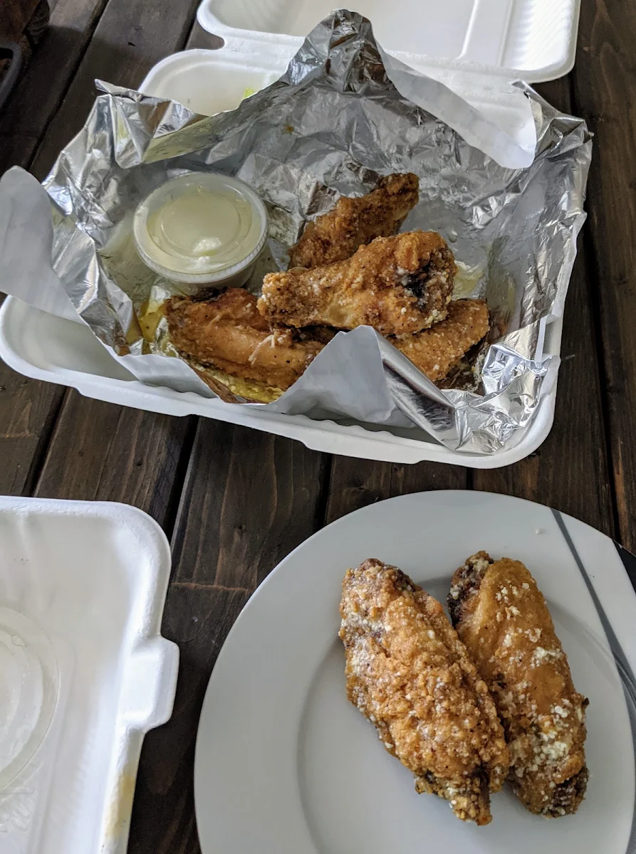 Garlic Parmesan Dry Rub Wings, M&M Bar and Grill