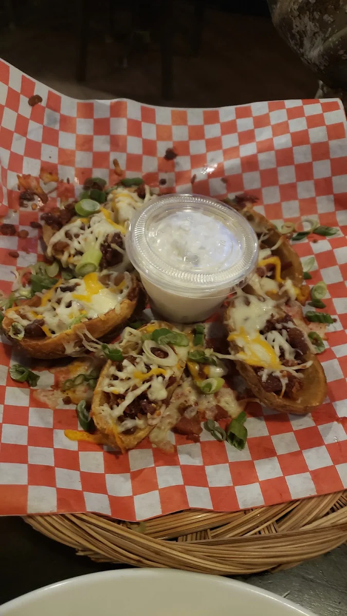 Loaded Potato Skins, M&M Bar and Grill