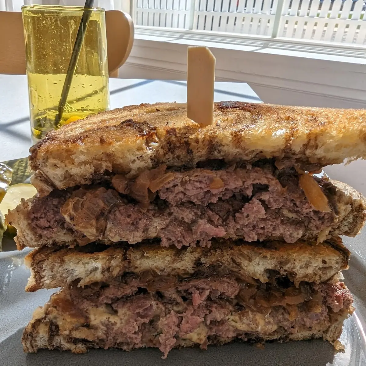 Elk Patty Melt