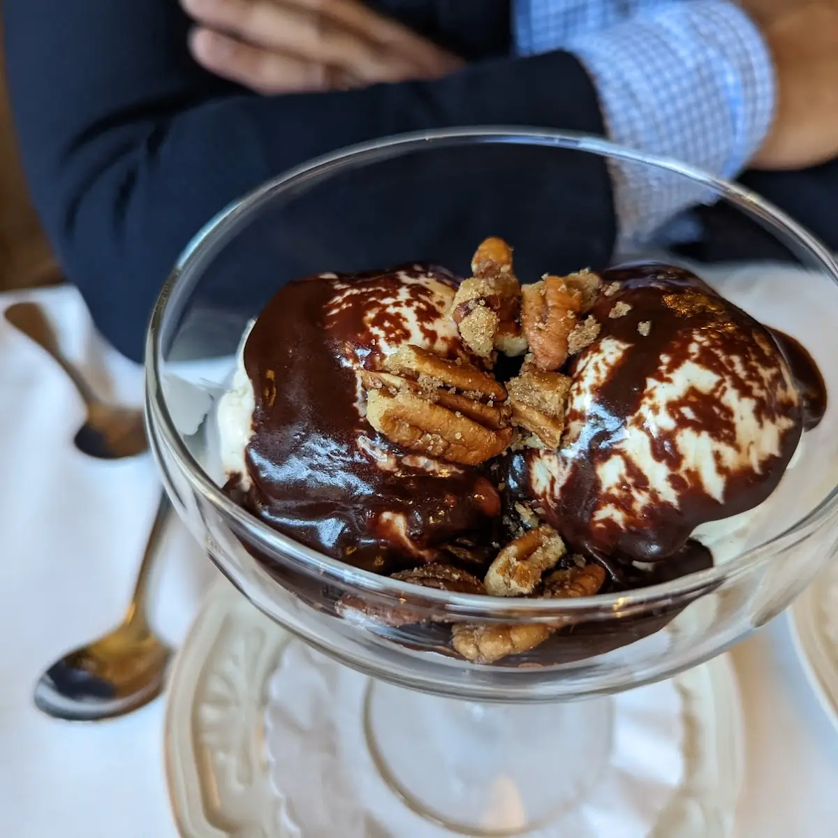 Double Chocolate Caramel Sauce & Praline Pecans