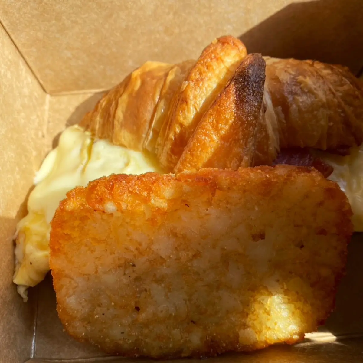 Breakfast Sandwich on a Croissant