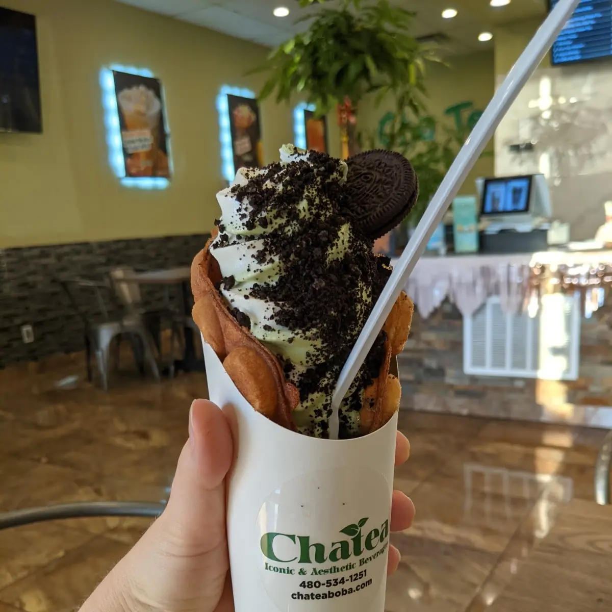 Cheesy Bubble Waffle
