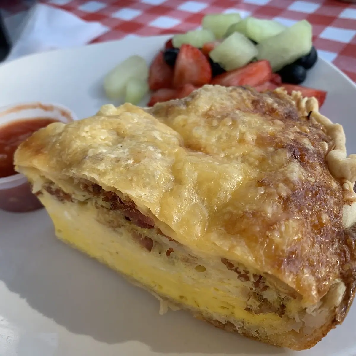 Quiche & Salad