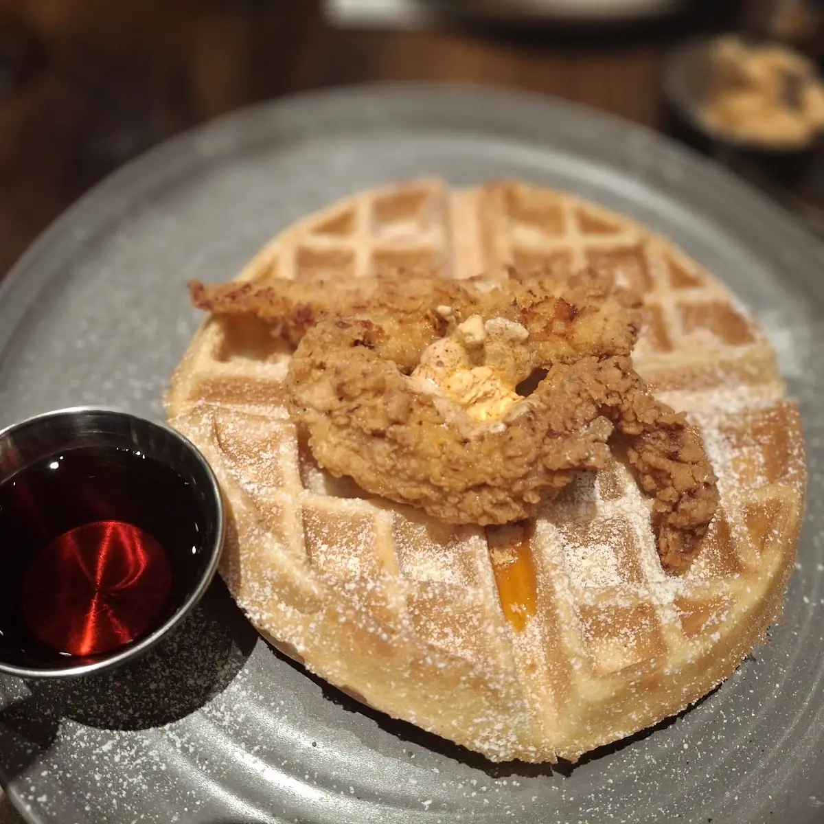 Mini Waffles side