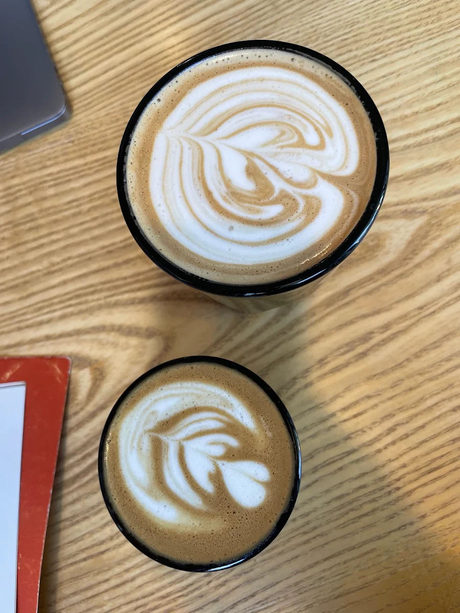 Latte with Heart-Shaped Foam Art