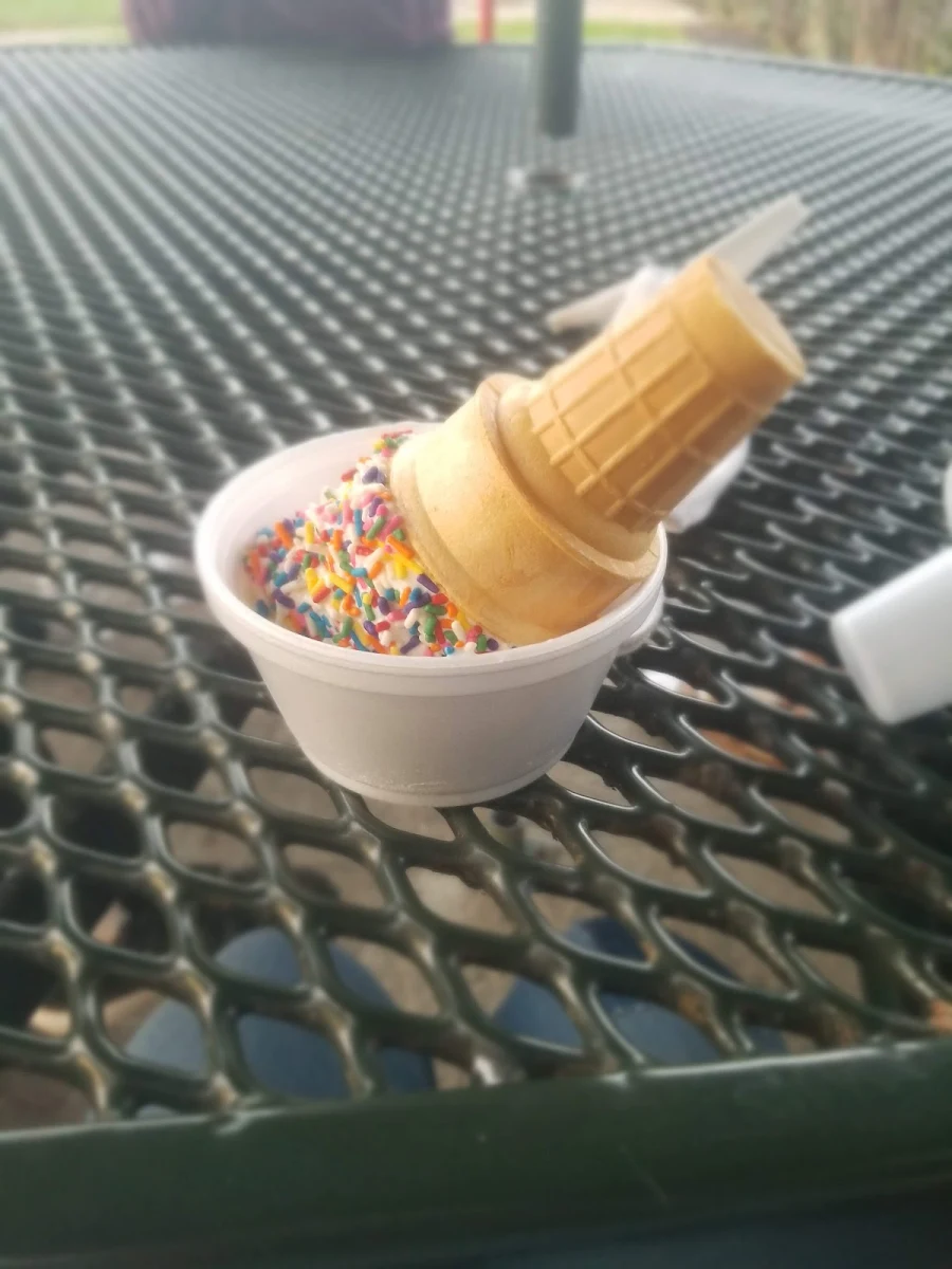 Vanilla Ice Cream with Sprinkles