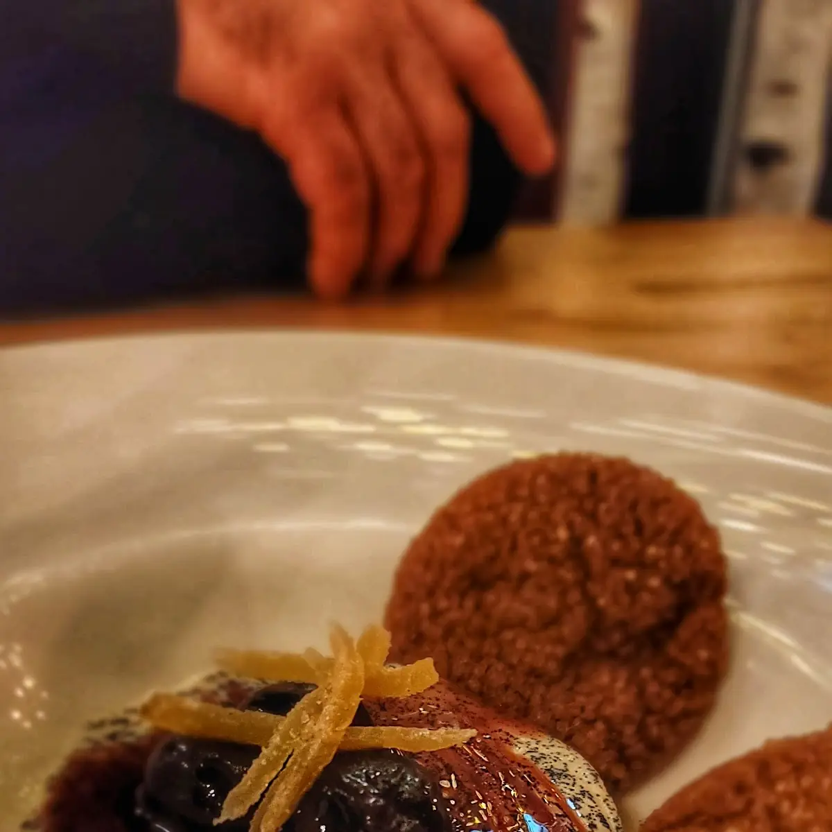 White Chocolate Ginger Panna Cotta