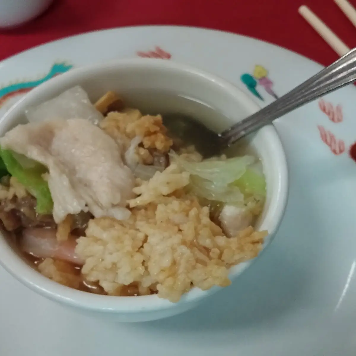Sizzling Rice Soup