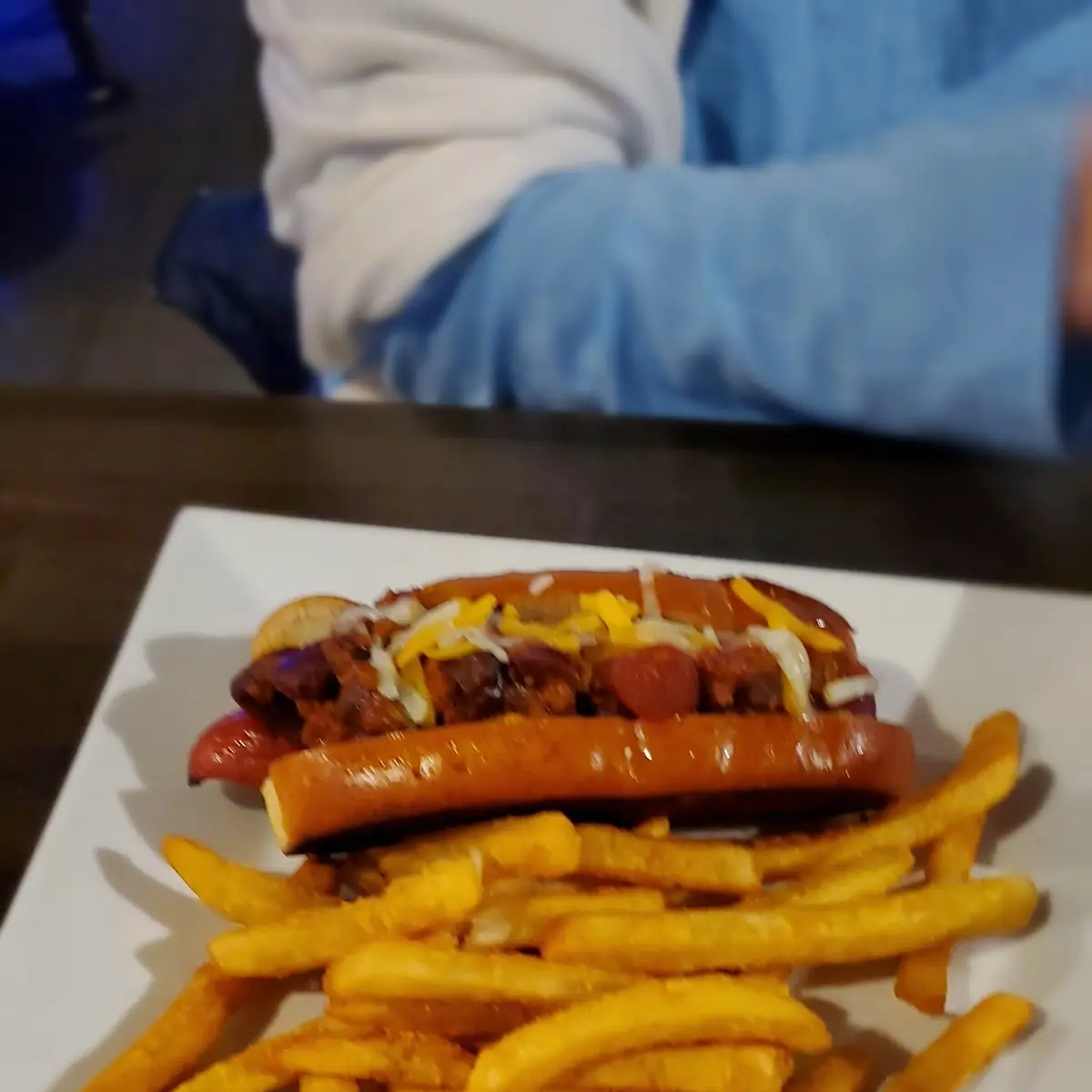 Hot Dog with Fries