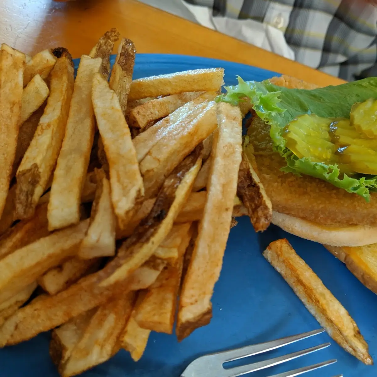 Fish Sandwich with Fries