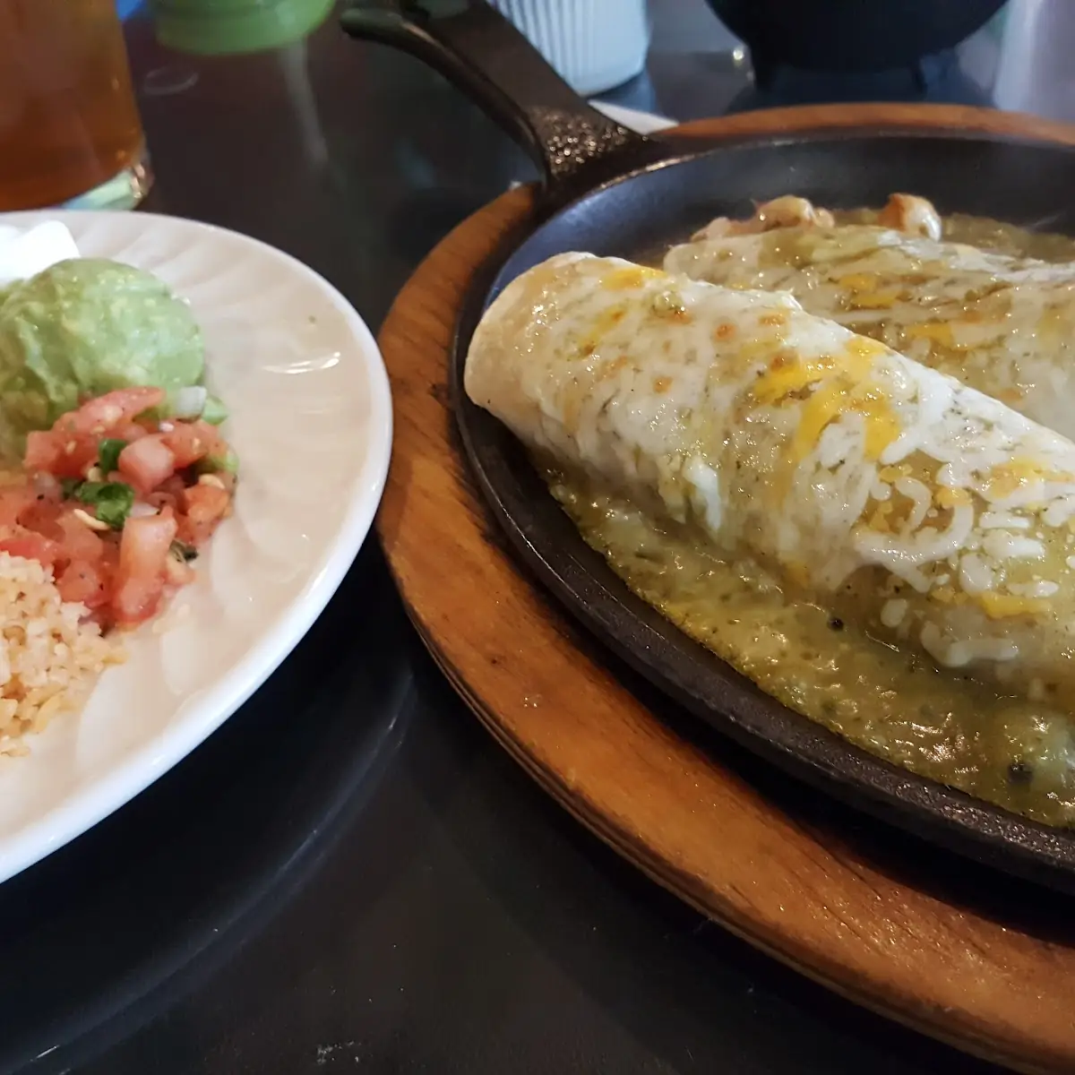 Sizzling Chicken Enchiladas