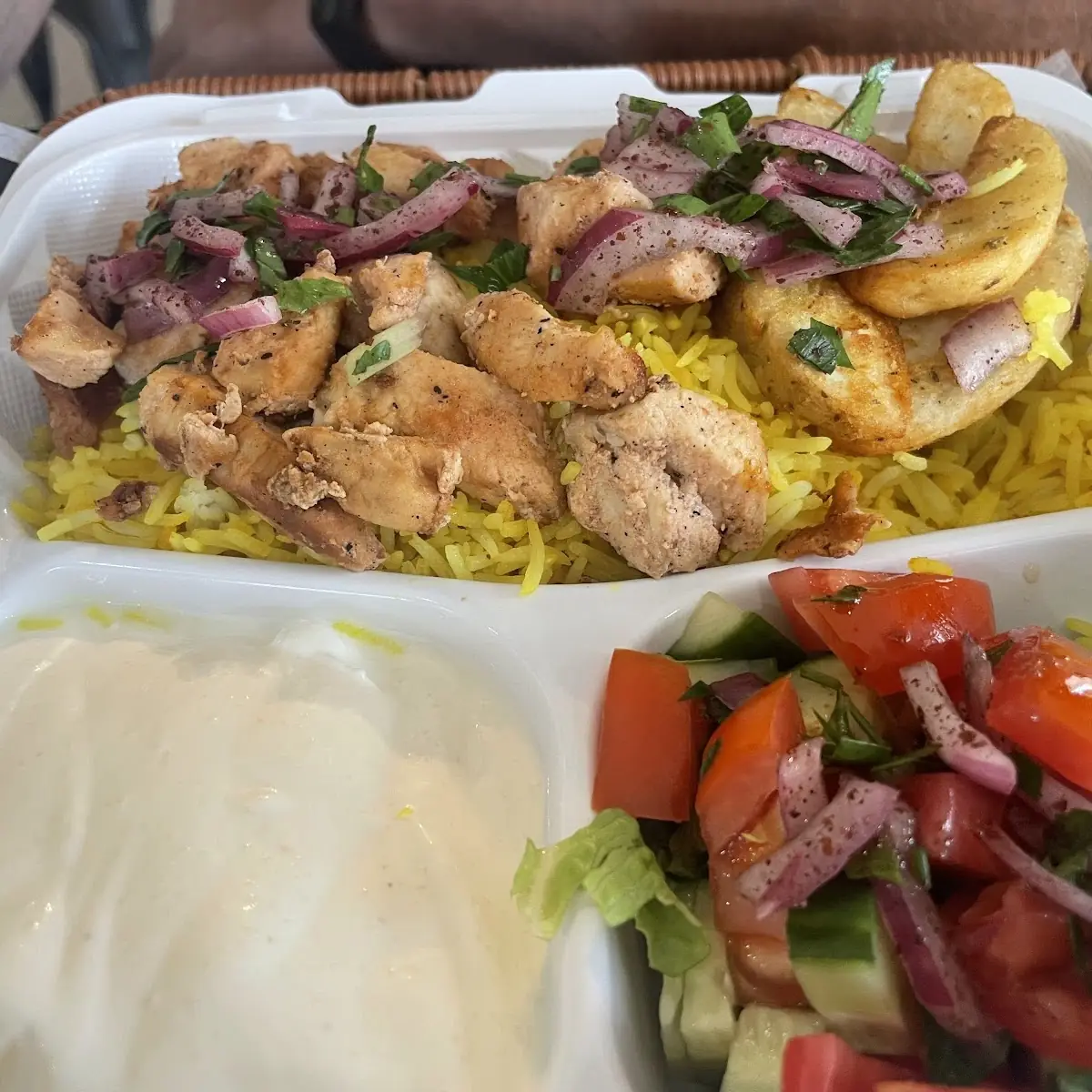 Chicken Rice Platter