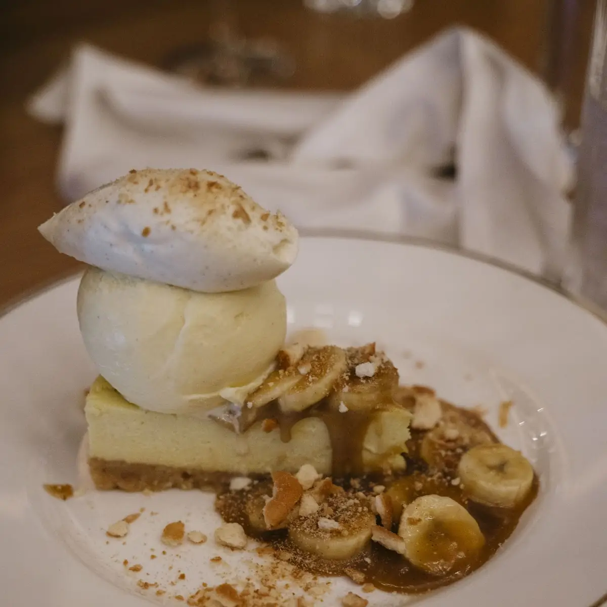 Bananas Foster Cheesecake