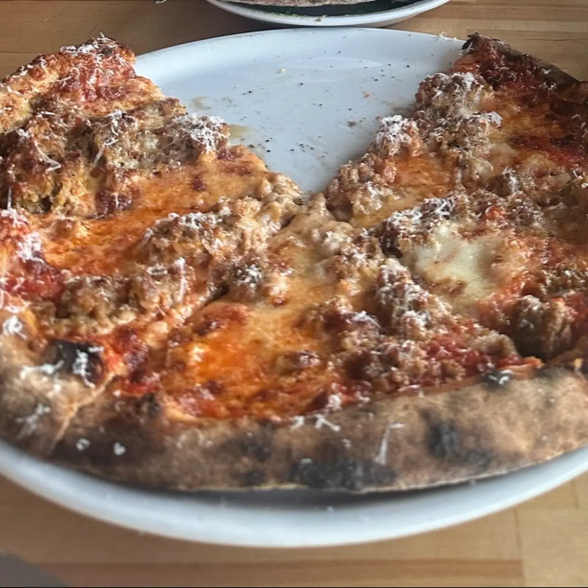 Wood-Fired Sausage Pizza