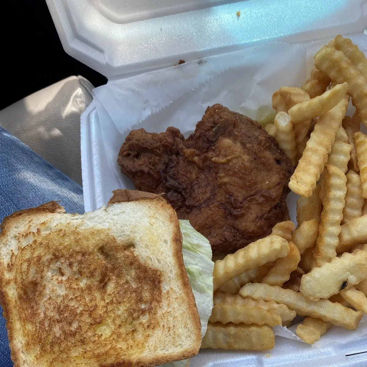 Pork Chop Sandwich Combo