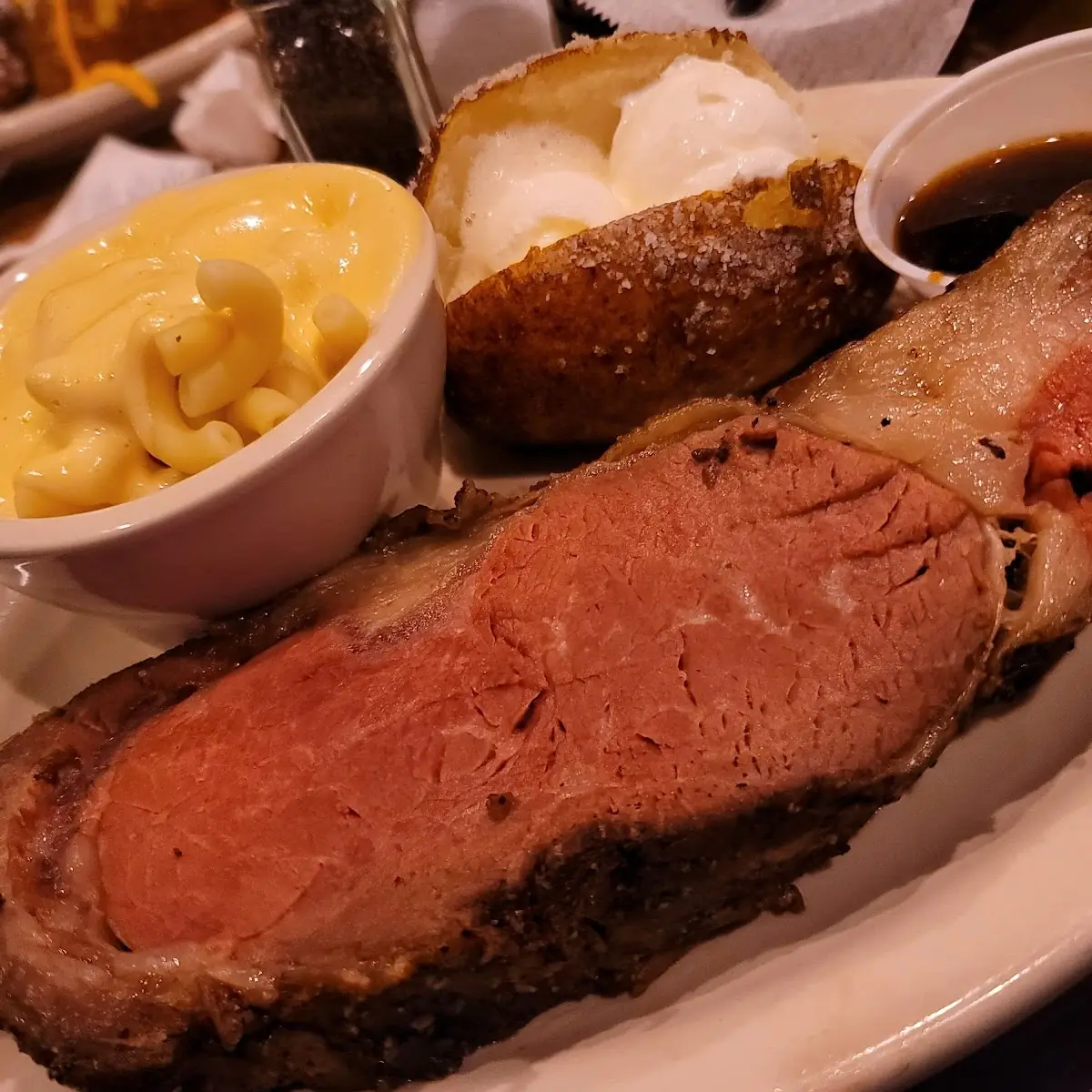 Prime Rib with Mushrooms