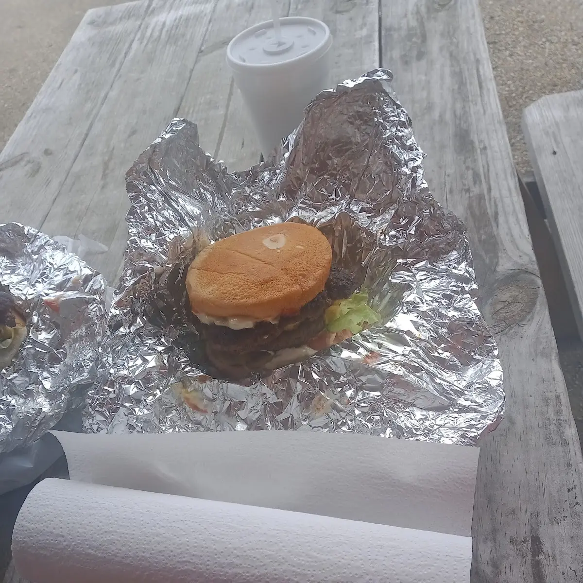 Double Cheeseburger Fully Dressed