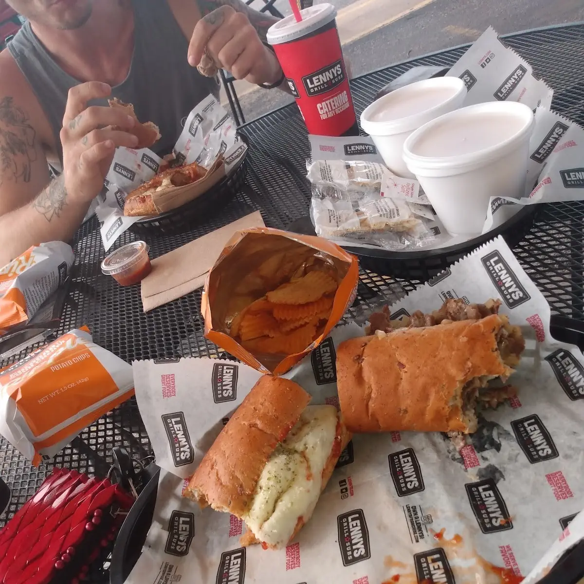 Philly Cheesesteak Sub and Meatball Sub
