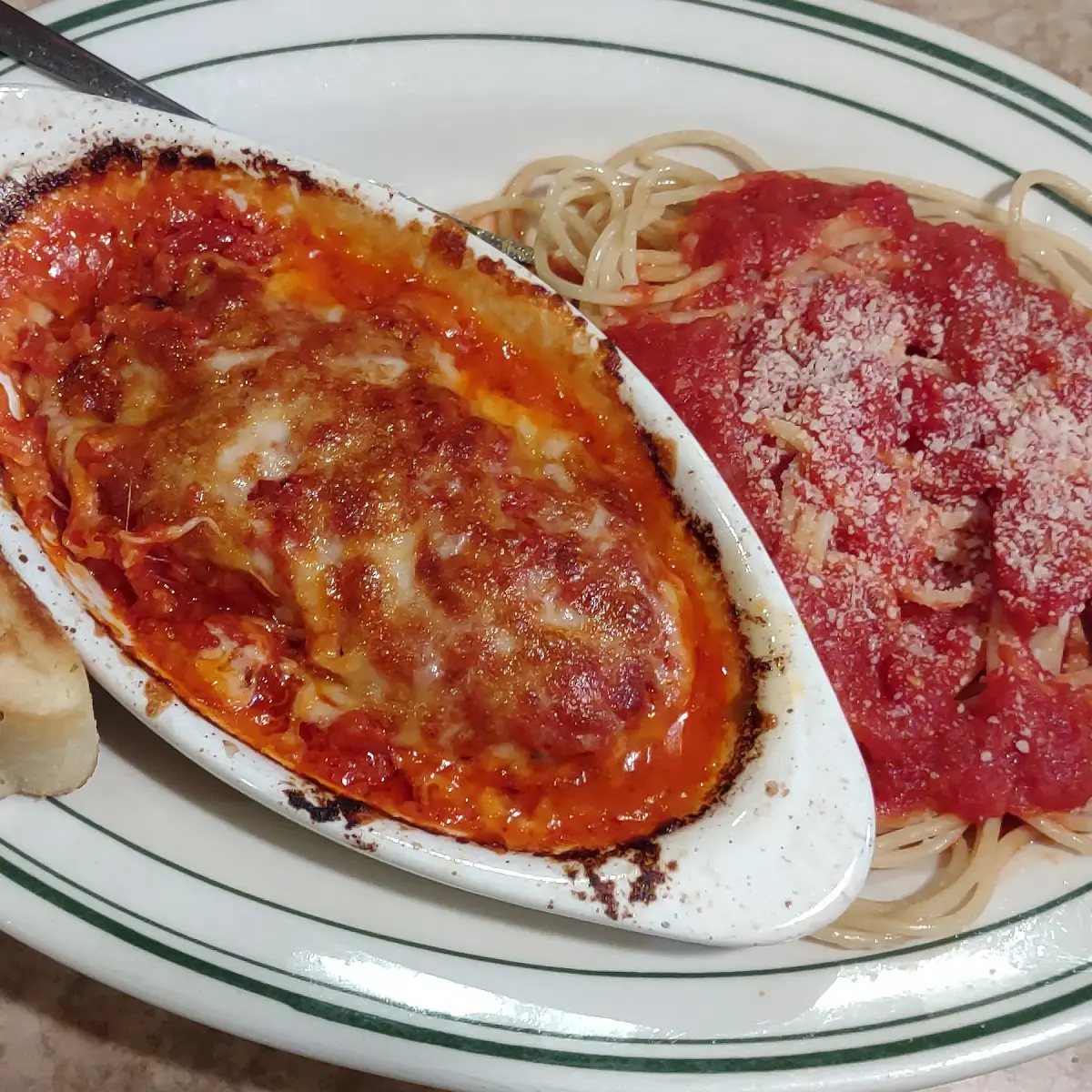 Chicken Parmesan Lunch Portion