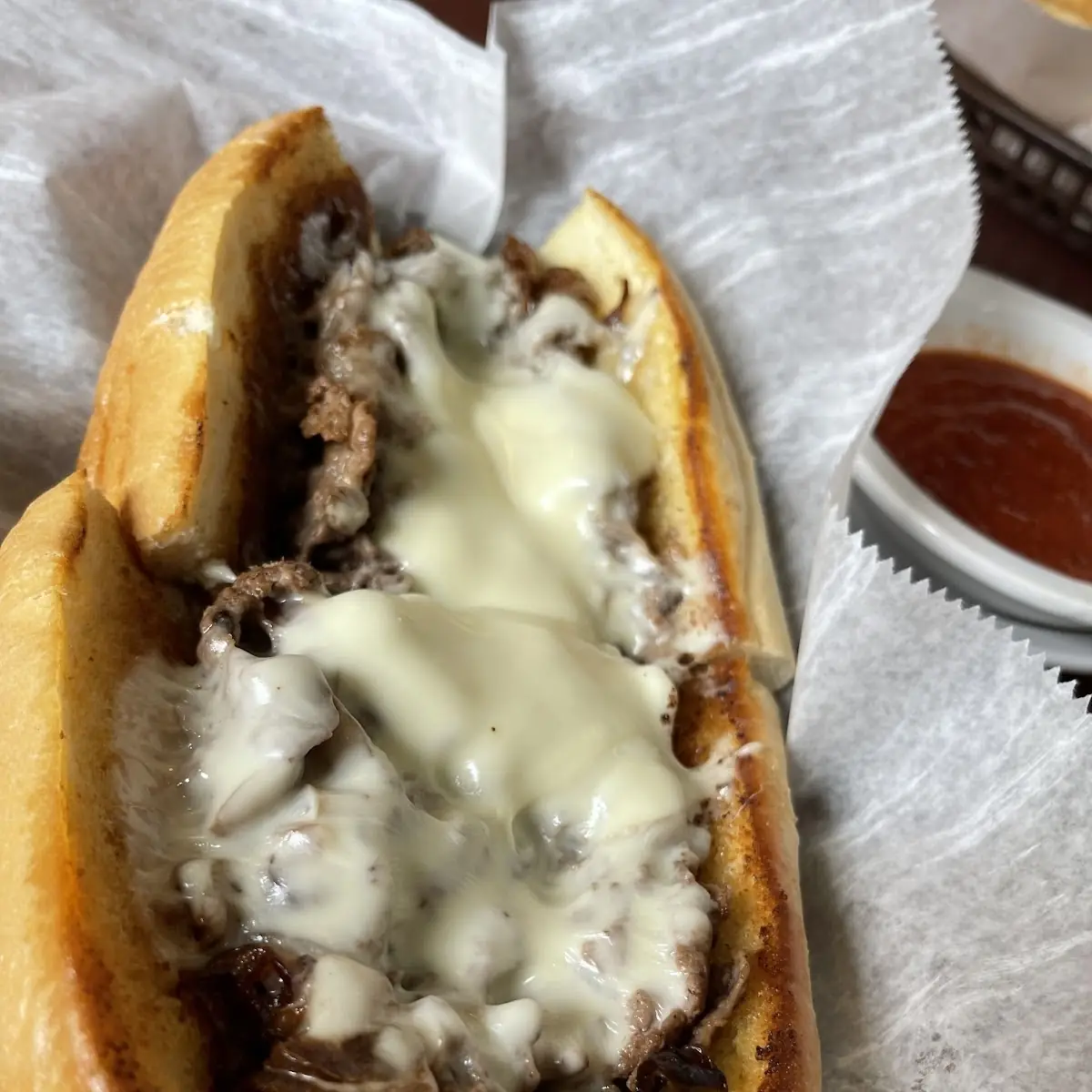 Garlic Bread Cheese Steak