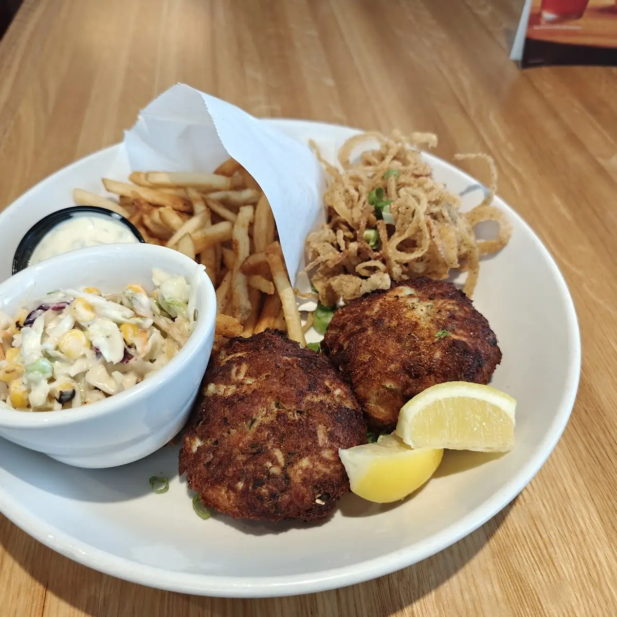 Giant Crab Cake Platter